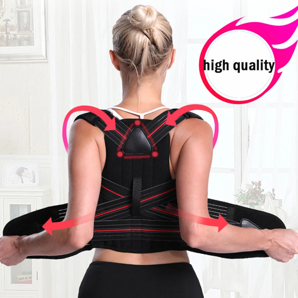 BraceTop™ Adjustable Posture Corrector – Back & Shoulder Alignment Support