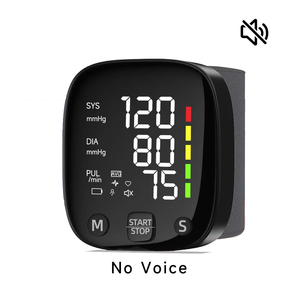 Wrist Blood Pressure & Heart-Rate Monitor