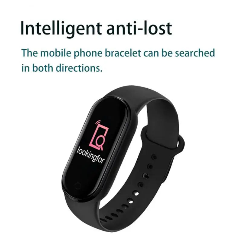 M6 Fitness Smartwatch (Unisex) – Heart Rate & Blood Pressure Tracker