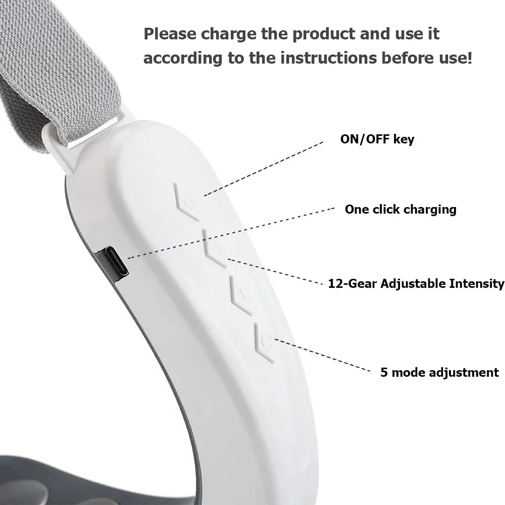 V Face Facial Massager – Intelligent V-Shaped Lifting Belt, Double Chin Reducer & Skin Firming Beauty Device