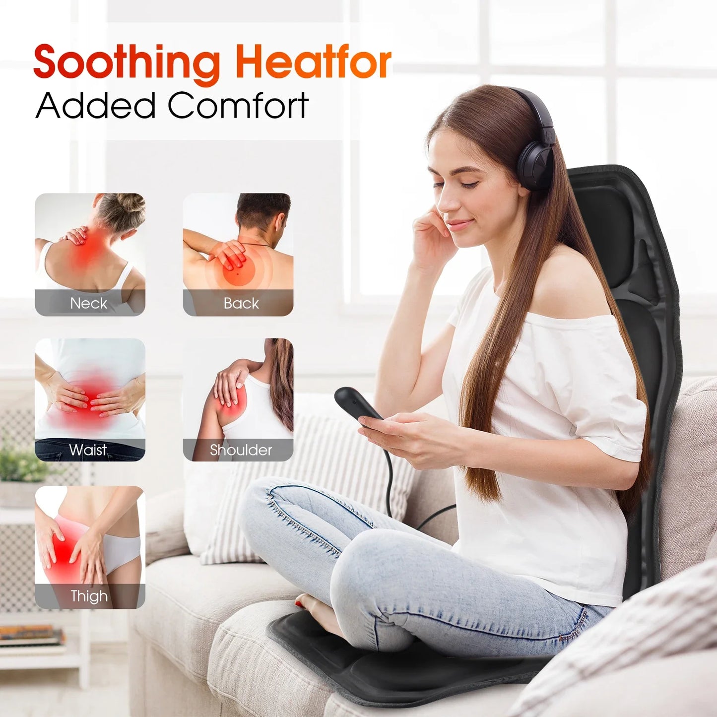 Electric Back Massager Cushion