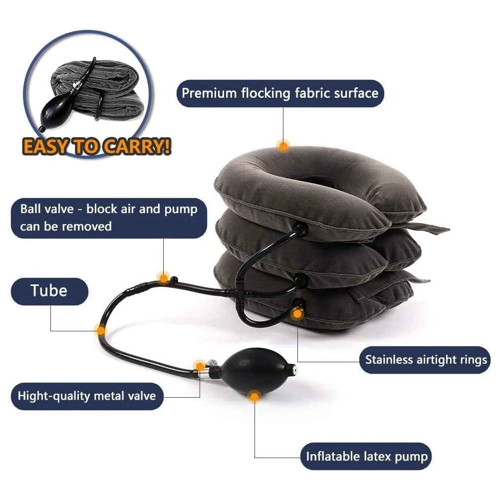 Cervical Neck Traction, Pain Relief Collar Brace