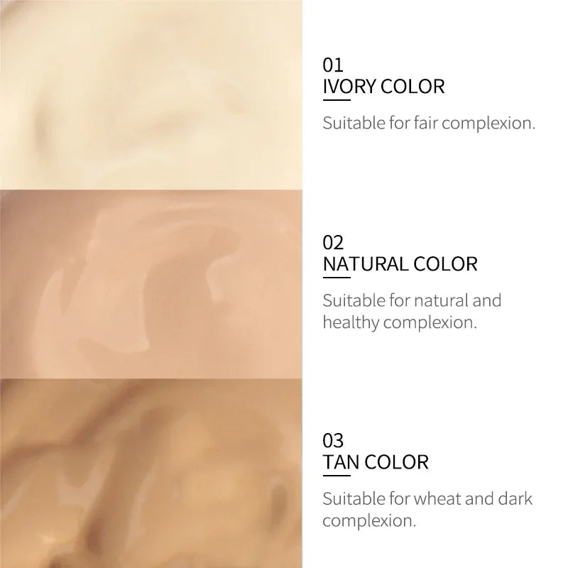 Liquid Foundation – Moisturizing Long Lasting Face Makeup Base, Natural Brightening 30ml