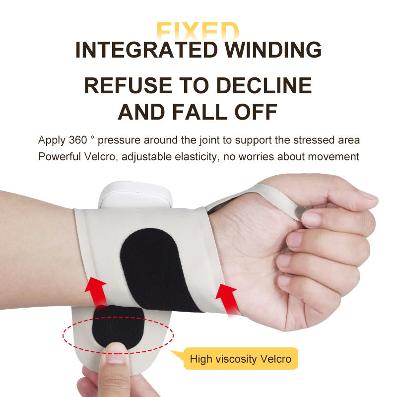 Electric Cordless Wrist Massager – USB Rechargeable Vibration Device for Tenosynovitis and Carpal Tunnel Relief