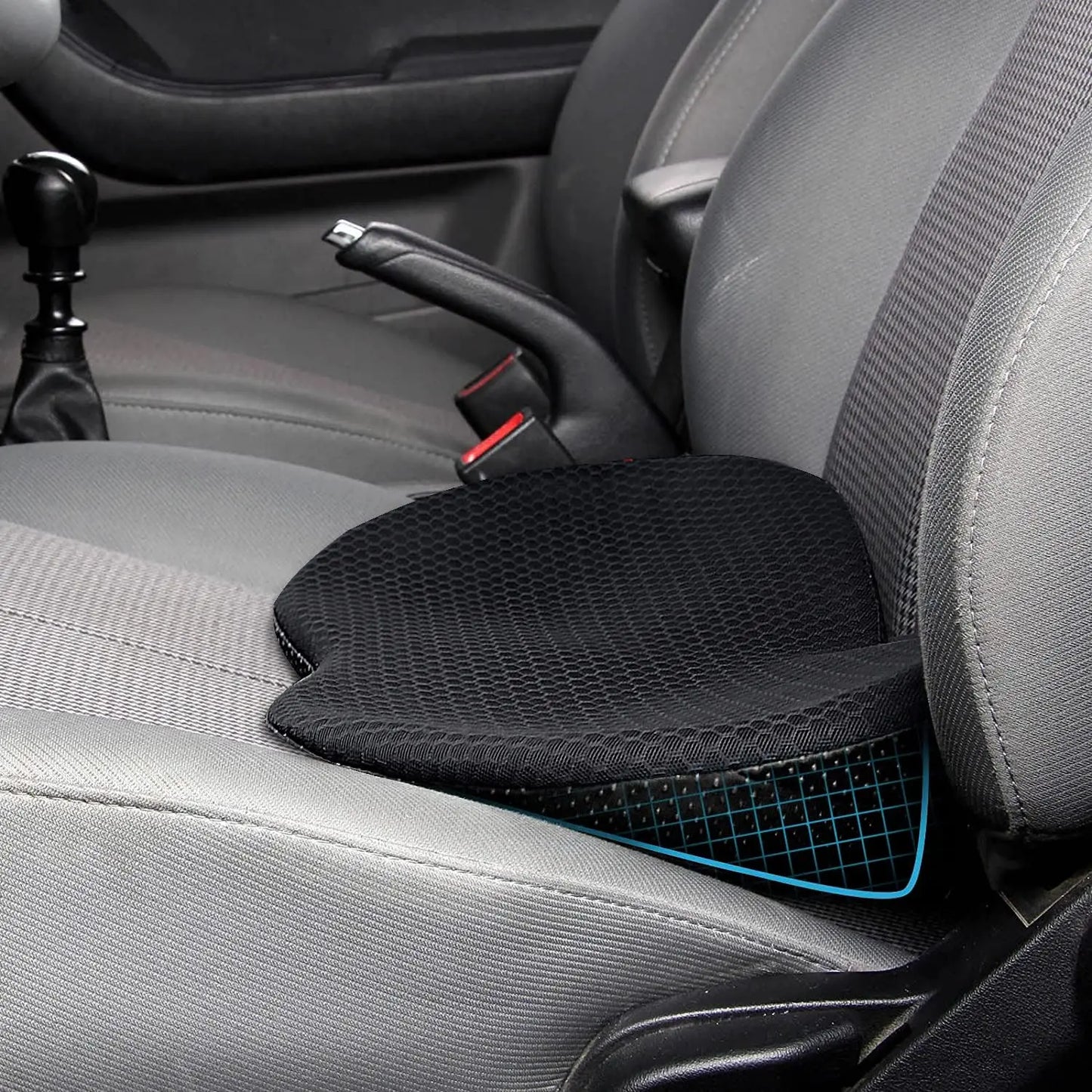 Memory Foam Universal Car Seat & Lumbar Cushion