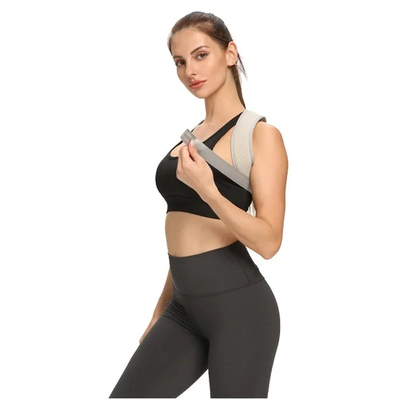 Adjustable Back & Shoulder Posture Corrector – Clavicle Spine Support Brace for Neck, Upper Back & Posture Alignment
