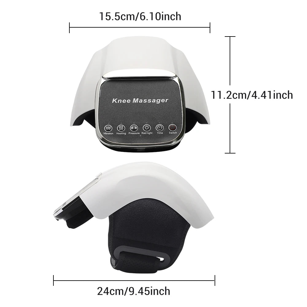 Smart Heated Knee Massager – Infrared Laser Therapy & Hot Compress for Knee, Elbow, Shoulder Joint Pain Relief