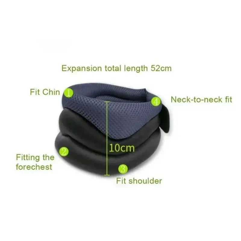 Cervical Neck Brace – Soft Foam Adjustable Support Collar for Pain Relief & Correcting Forward Head Posture