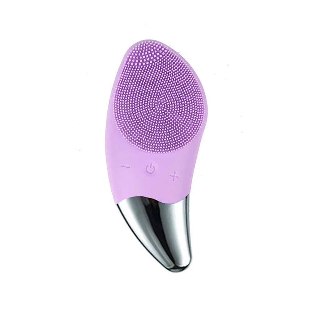 Waterproof Facial Cleansing Brush – Rechargeable Electric Face Scrubber & Exfoliating Cleanser Brush