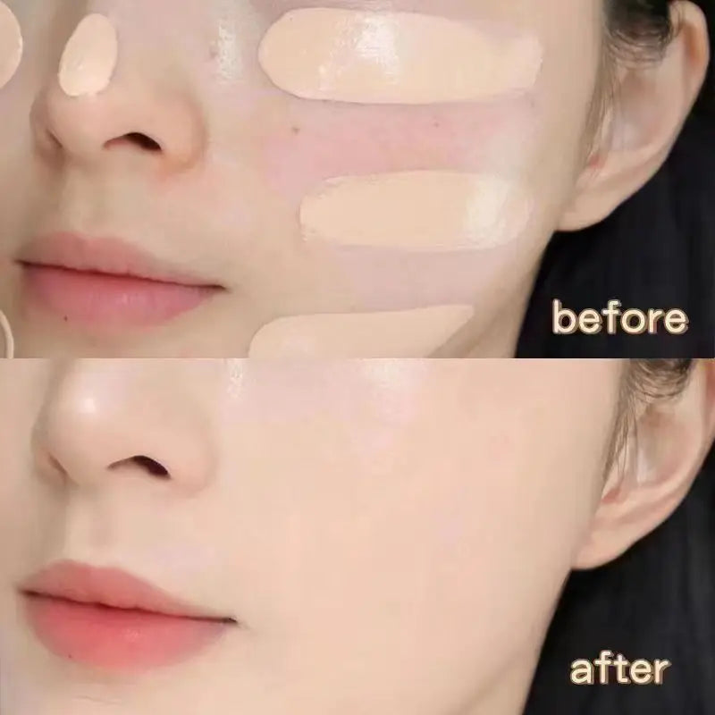 Liquid Foundation – Natural Lightweight Face Cream, Flawless Coverage, Conceals Blemishes, Non-Cakey Makeup Base