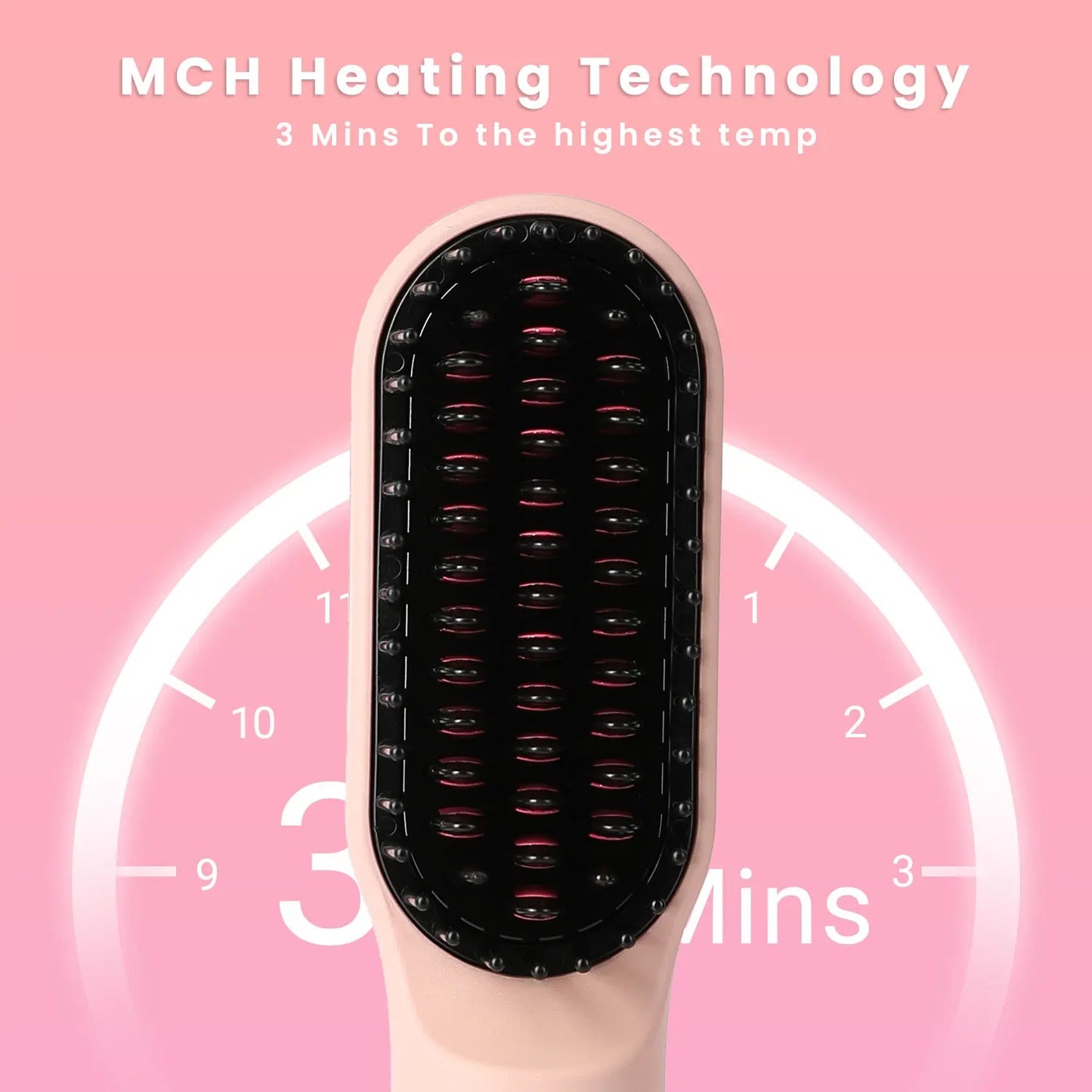 AeroStyler™ 3-in-1 Hair Dryer Brush – Negative Ion Hot Air Styler, Volumizer & Straightener Curler Blow Dryer Brush
