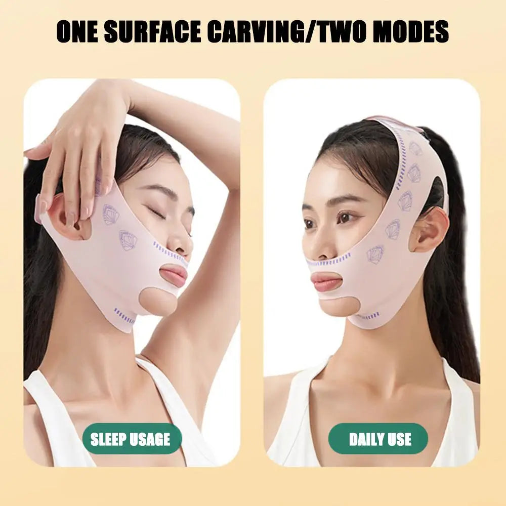 V Line Face Lifting Strap – Reusable Slimming Mask for Jawline & Chin Lift