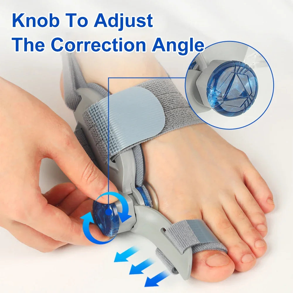 Adjustable Bunion Corrector – Hallux Valgus Toe Straightener & Orthopedic Foot Alignment Splint