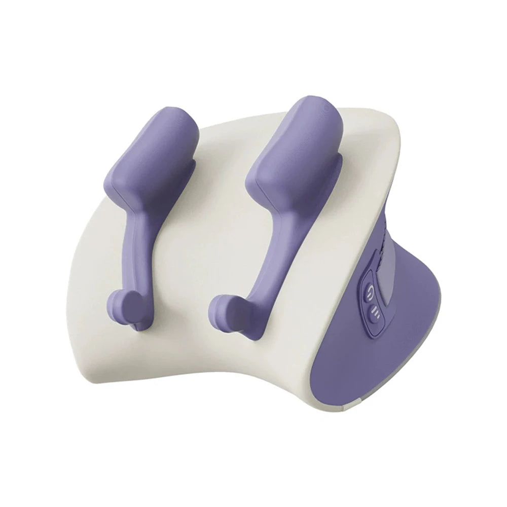 Foreverlily 6D Rechargeable Neck & Shoulder Massage Pillow – Ergonomic Kneading Cervical Massager for Back, Waist & Legs