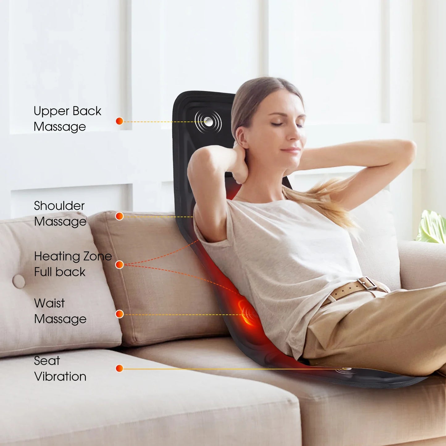 Electric Back Massager Cushion