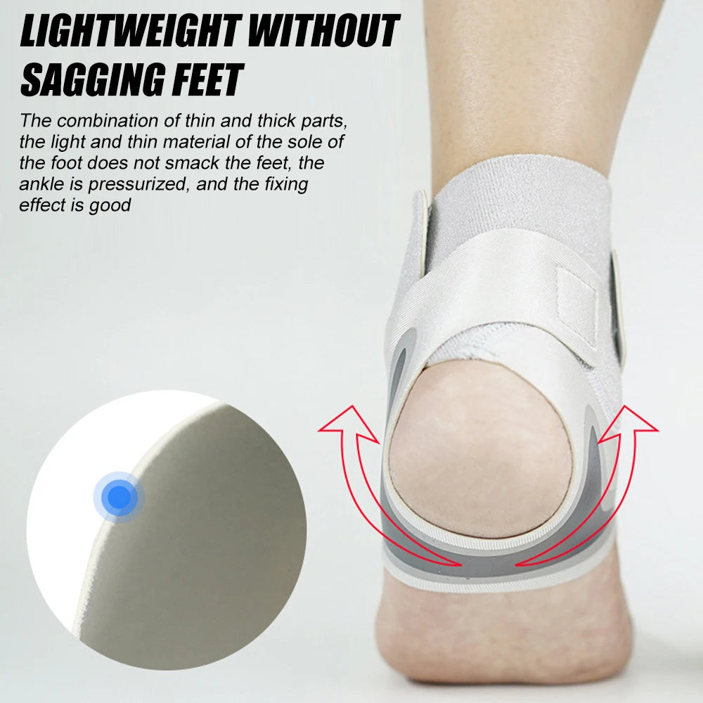 Adjustable Compression Ankle Sleeve – Elastic Ankle Brace Support for Sprains & Heel Protection