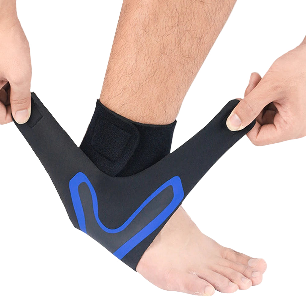 Adjustable Compression Ankle Sleeve – Elastic Ankle Brace Support for Sprains & Heel Protection