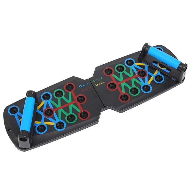 Foldable Multifunction Push-Up Board Kit with Handles