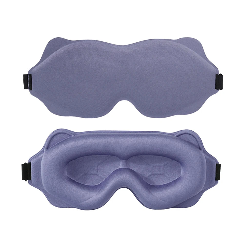 3D Sleep Mask – Blackout Eye Mask for Sleeping, Soft Breathable Travel Eyeshade & Night Sleep Aid