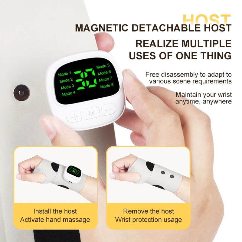 Electric Cordless Wrist Massager – USB Rechargeable Vibration Device for Tenosynovitis and Carpal Tunnel Relief