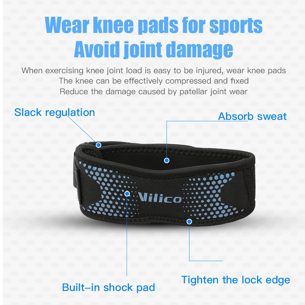 Patella Knee Strap – Adjustable Patellar Tendon Support Band & Knee Brace