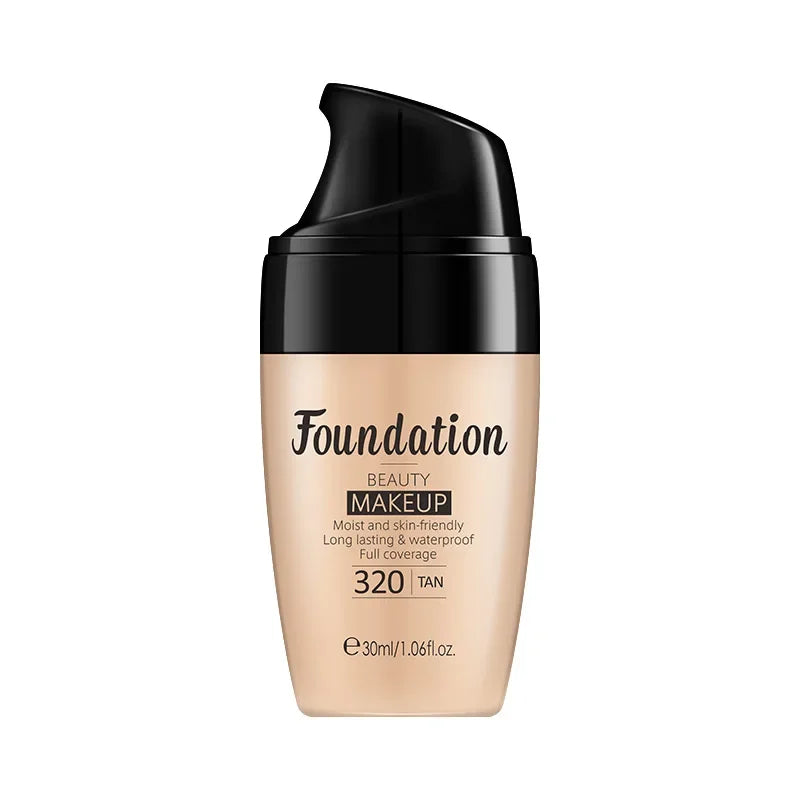Liquid Foundation – Moisturizing Long Lasting Face Makeup Base, Natural Brightening 30ml