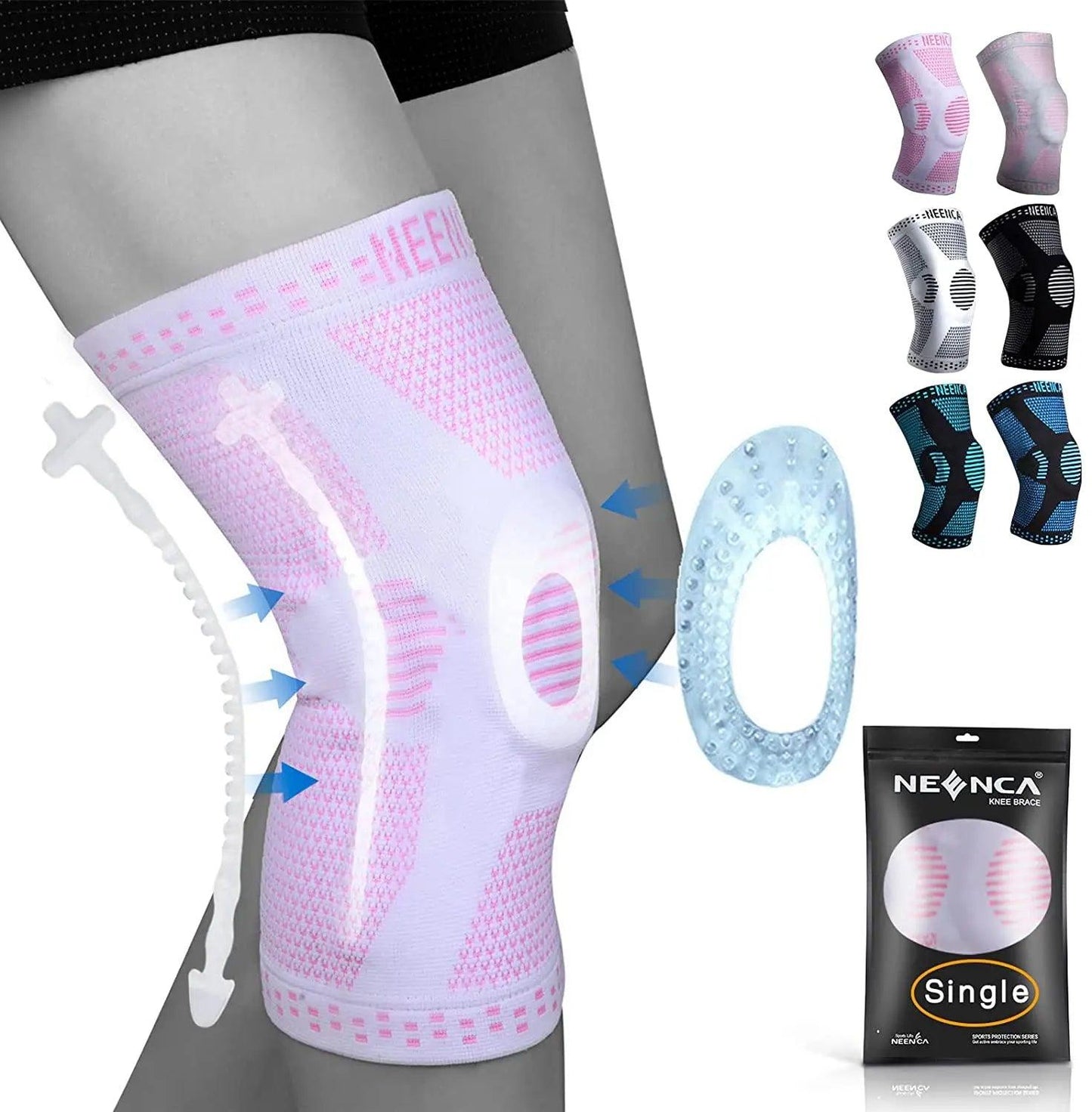FlexiMax™ Copper Knee Brace – Compression Support for Pain Relief, Recovery & Mobility