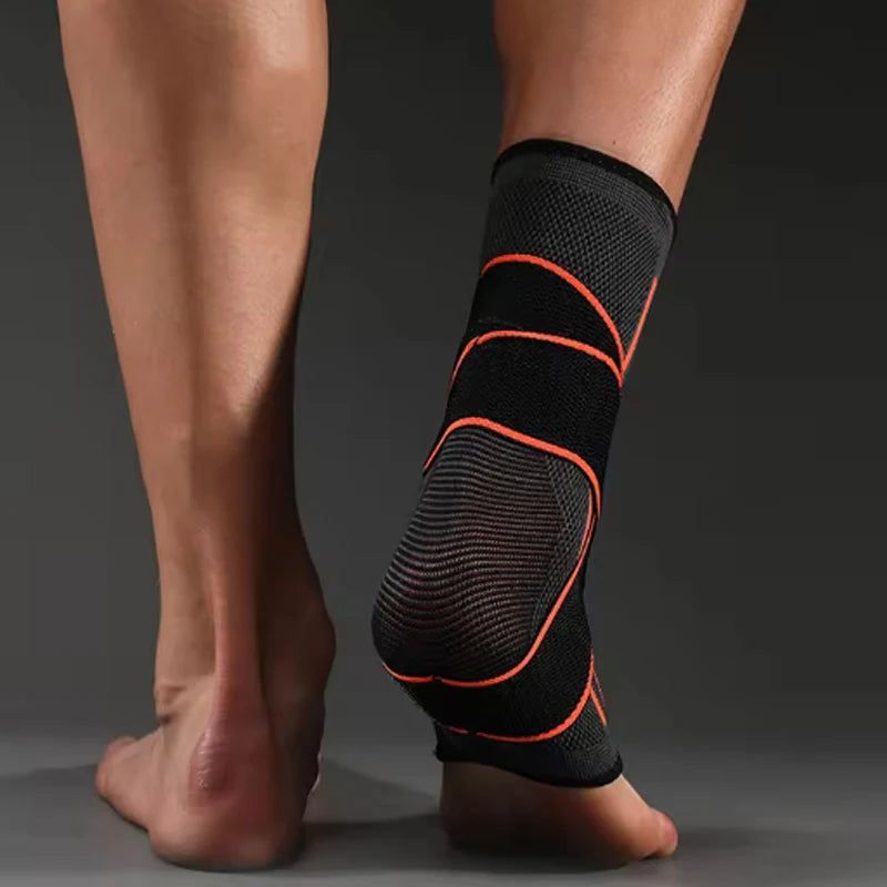 Adjustable Compression Ankle Support – Sports Ankle Brace for Running, Hiking & Basketball