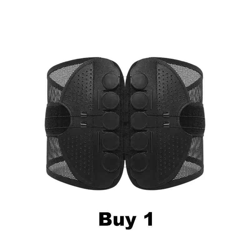Adjustable Lumbar Support Belt with Double Pull Pulley