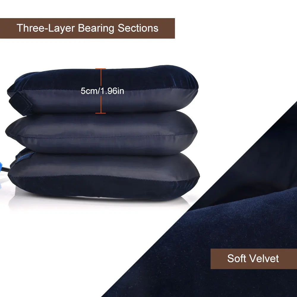 Inflatable Neck Collar Pillow Posture Correct Cervical Vertebra Ontlaster