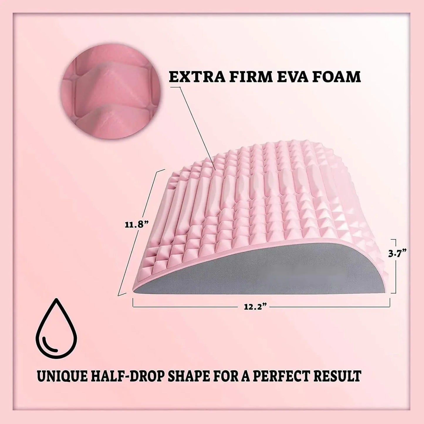 PineEase™ Orthopedic Back Stretcher Pillow – Natural Pain Relief & Posture Correction for Spine Health