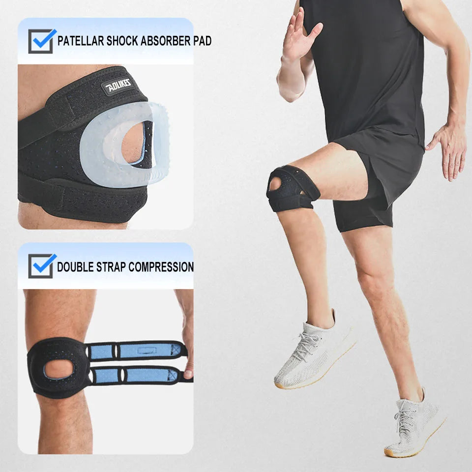 Patella Knee Brace – Compression Sleeve Support for Men & Women, Relieves Knee Pain from Arthritis, Injuries & Sports