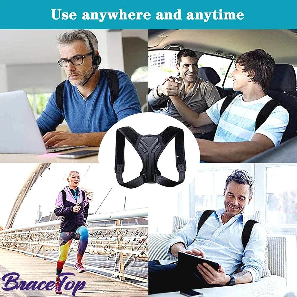STAWIN Back & Shoulder Posture Corrector Belt – Improve Posture, Relieve Back Pain & Shoulder Tension