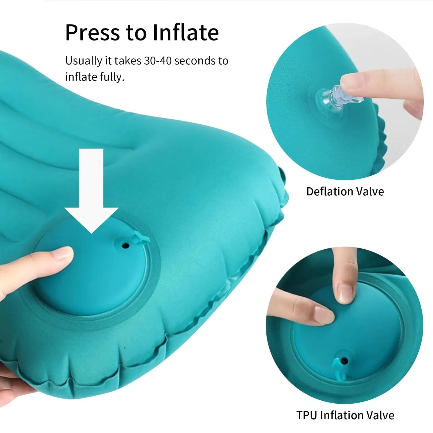 Ultra-Soft Portable Inflatable Pillow