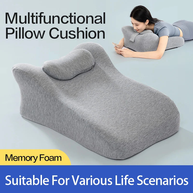 Prone Sleeping Pillow – Ergonomic Face Down Pillow for Bed, Massage, and Relaxation