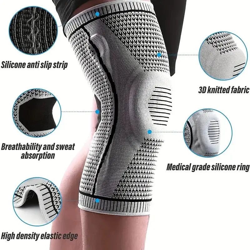 Non-Slip Knee Support Brace with Patella Gel Pad
