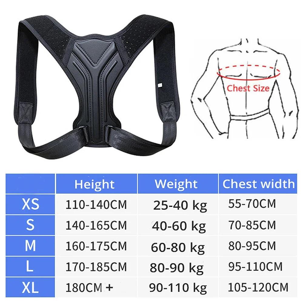 STAWIN Back & Shoulder Posture Corrector Belt – Improve Posture, Relieve Back Pain & Shoulder Tension
