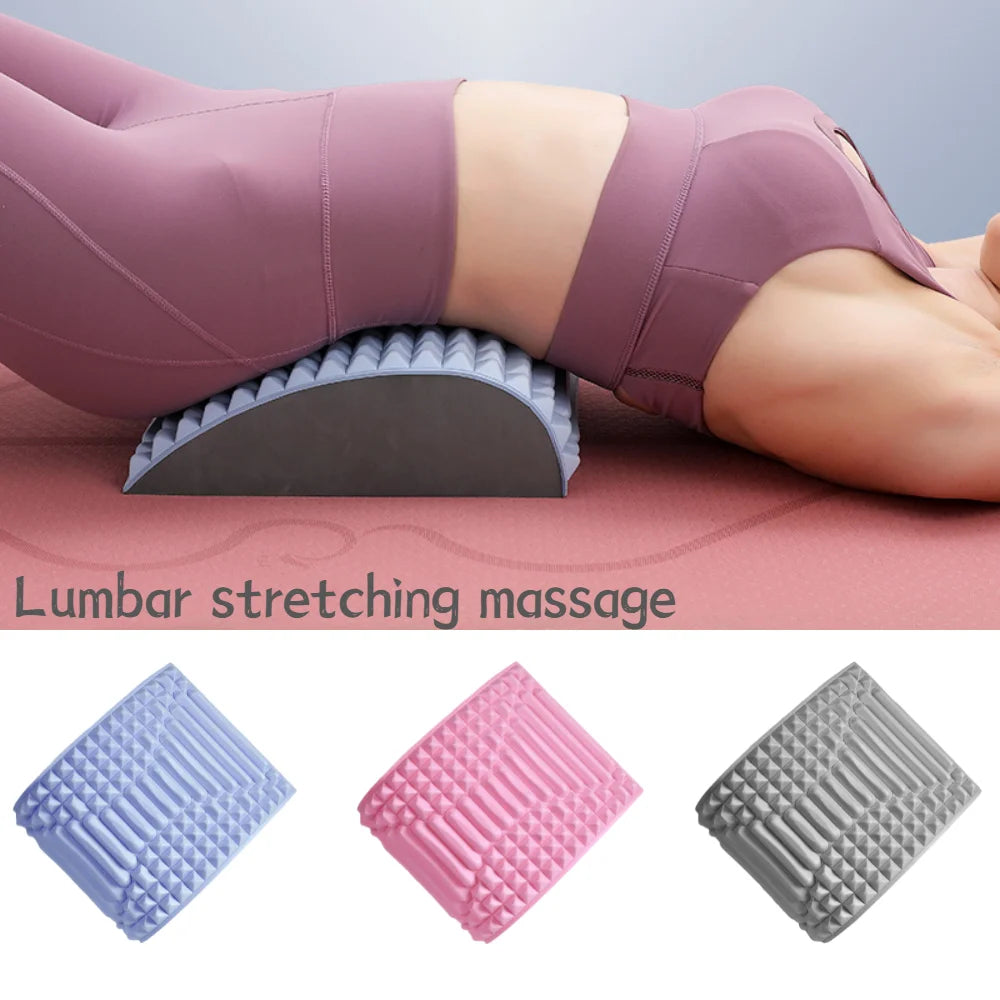 PineEase™ Orthopedic Back Stretcher Pillow – Natural Pain Relief & Posture Correction for Spine Health