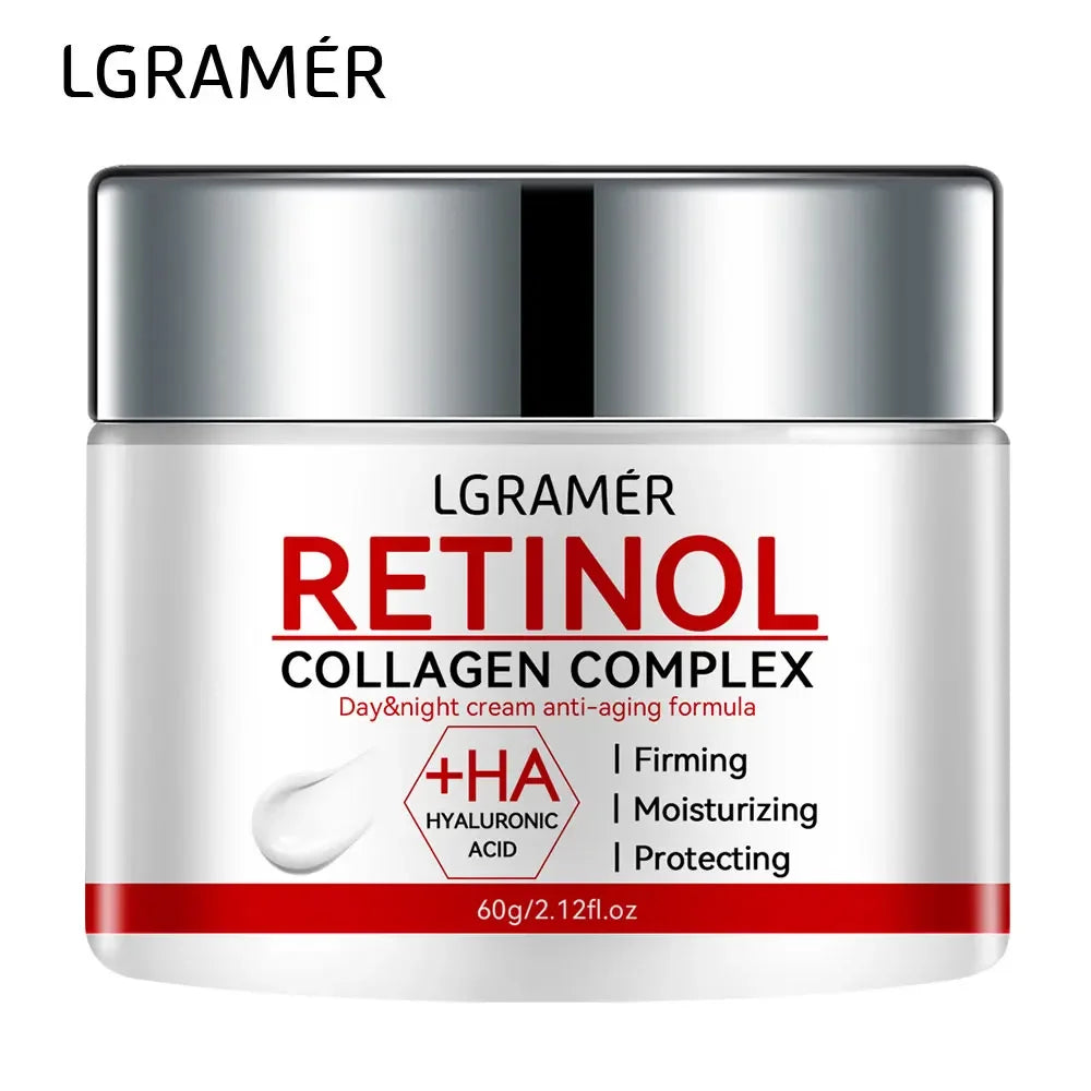 Retinol Lifting Firming Cream – Collagen Anti-Aging Face Moisturizer, Wrinkle Smoothing & Brightening Skin Care