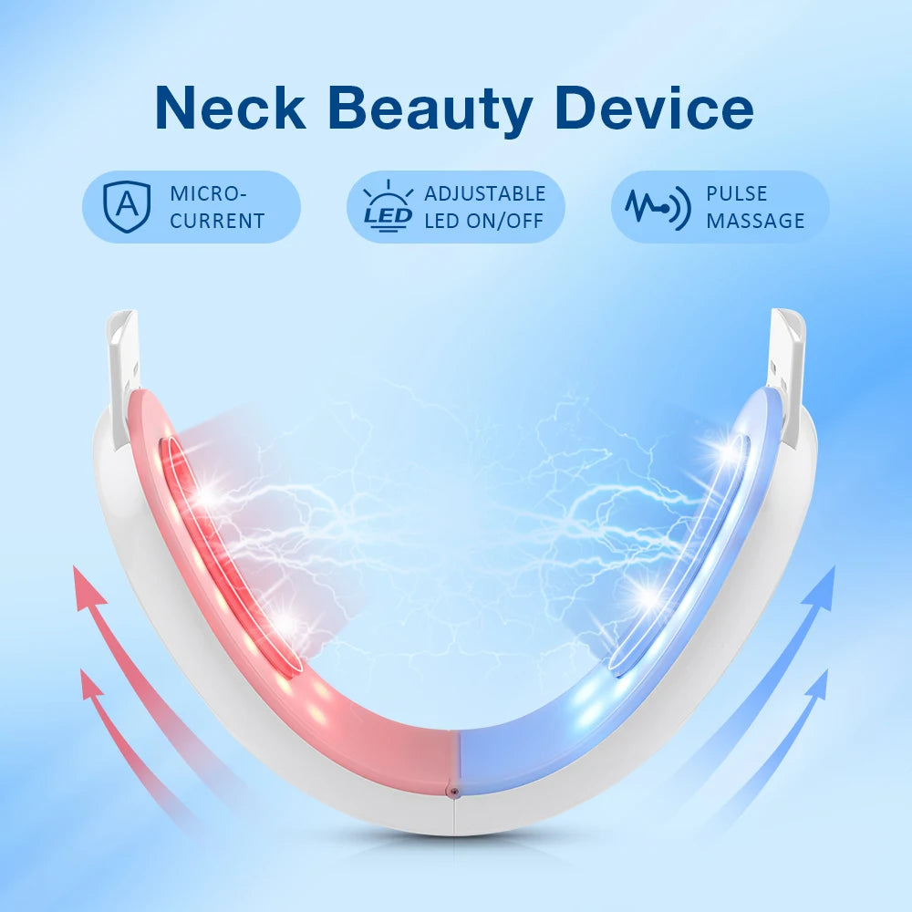 Rechargeable V Face Massager with LED Display – Portable Facial Beauty Device for Face Slimming and Skin Care