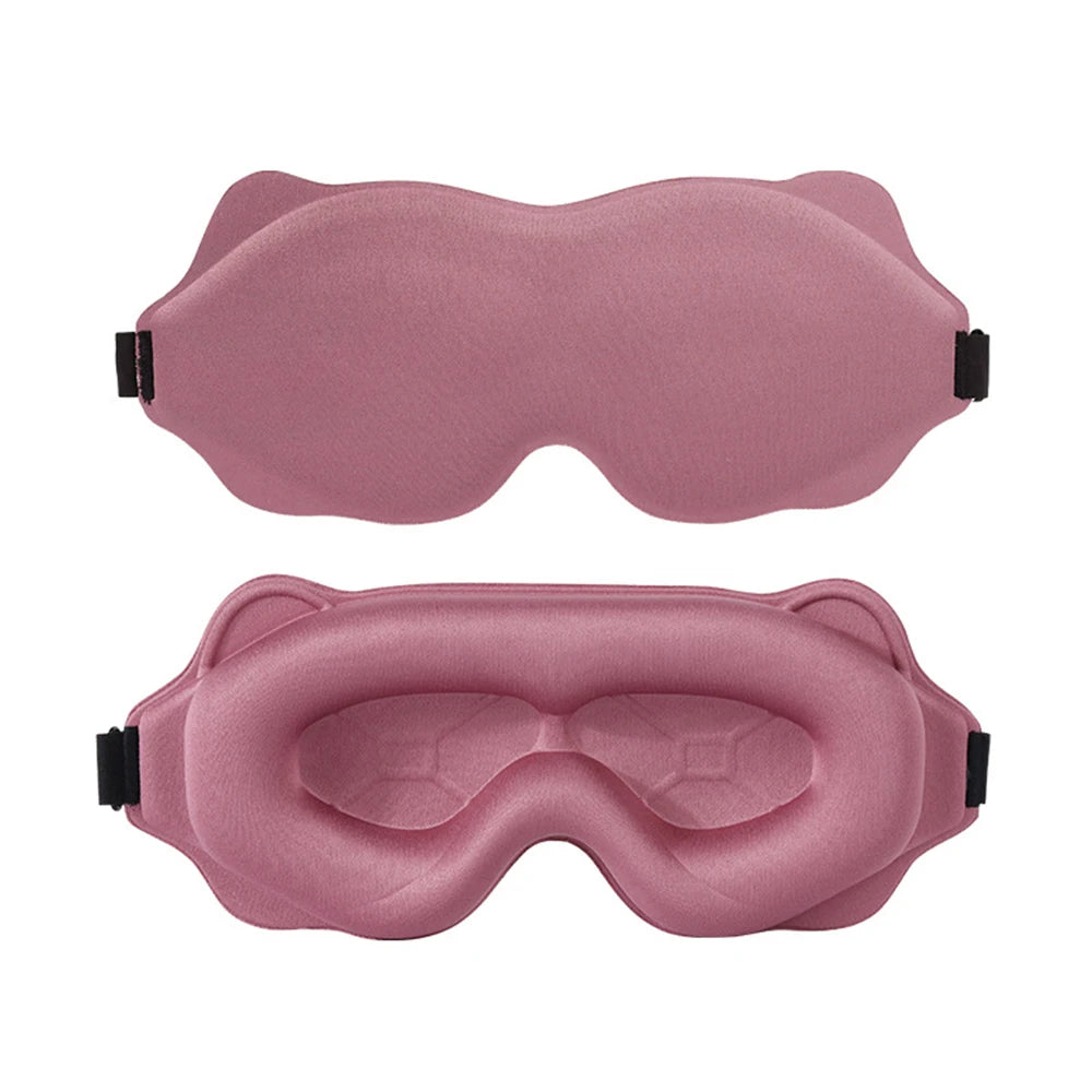 3D Sleep Mask – Blackout Eye Mask for Sleeping, Soft Breathable Travel Eyeshade & Night Sleep Aid