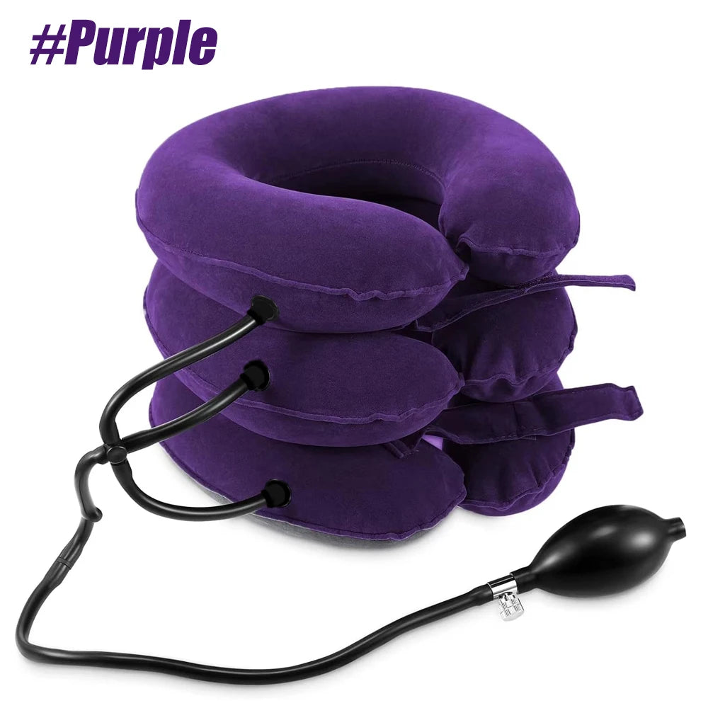 Cervical Neck Traction, Pain Relief Collar Brace