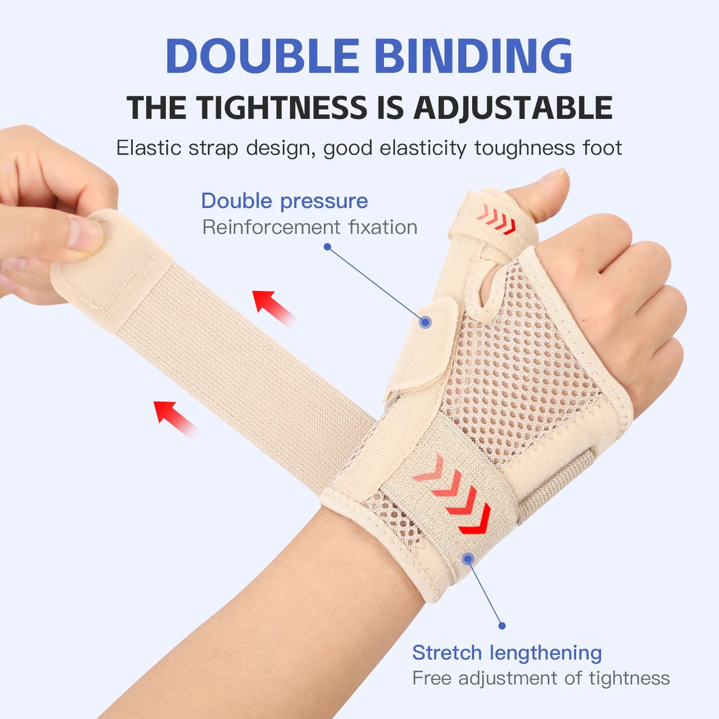 Flexible Breathable Thumb & Wrist Support Brace