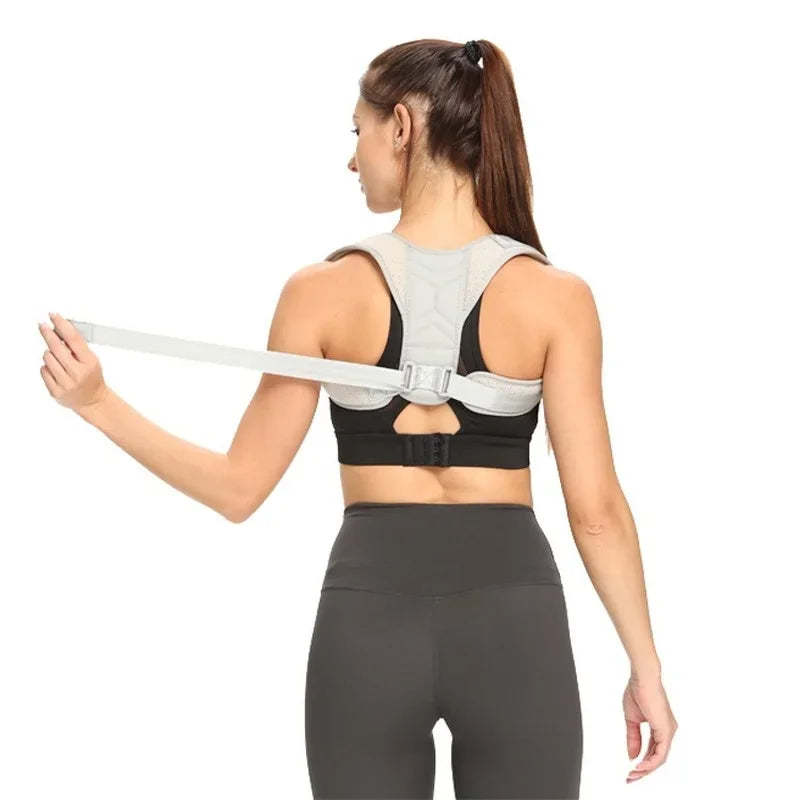 Adjustable Back & Shoulder Posture Corrector – Clavicle Spine Support Brace for Neck, Upper Back & Posture Alignment