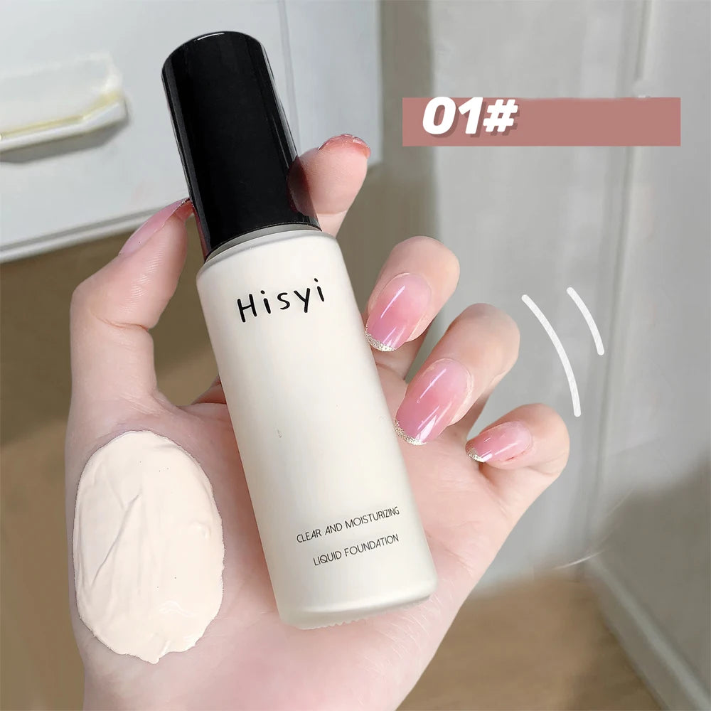 Liquid Foundation – Natural Lightweight Face Cream, Flawless Coverage, Conceals Blemishes, Non-Cakey Makeup Base