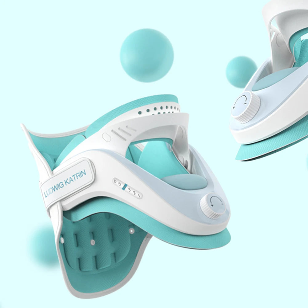 Cervical Neck Traction Device with Airbag Support – Adjustable Neck Brace for Cervical Spine Alignment & Neck Pain Relief
