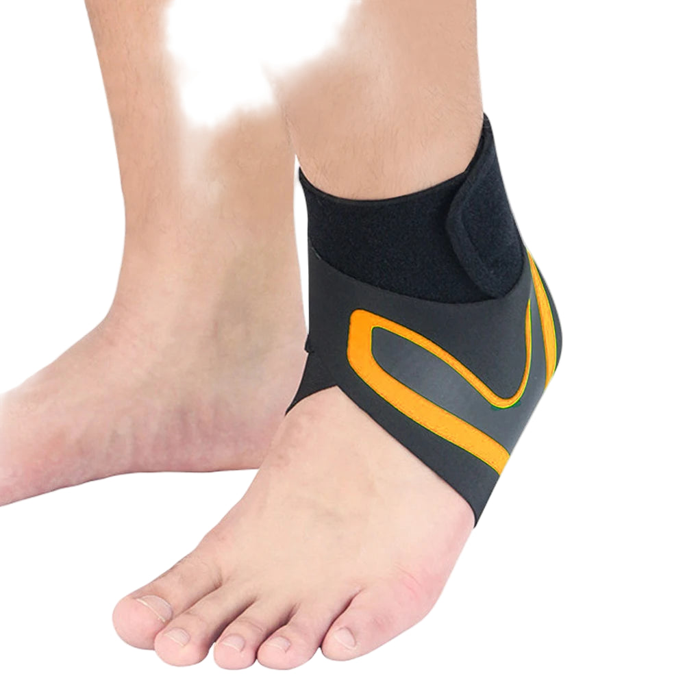 Adjustable Compression Ankle Sleeve – Elastic Ankle Brace Support for Sprains & Heel Protection