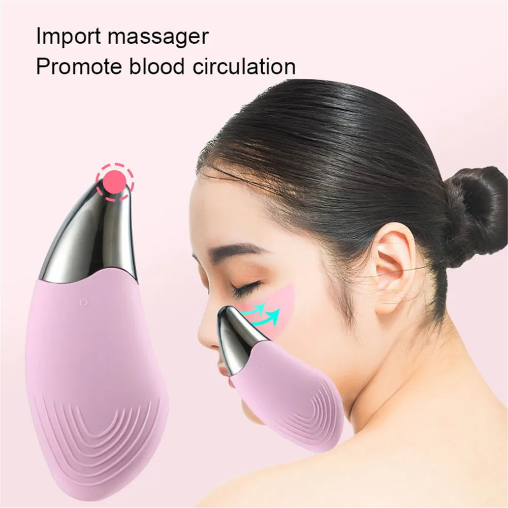 Waterproof Facial Cleansing Brush – Rechargeable Electric Face Scrubber & Exfoliating Cleanser Brush