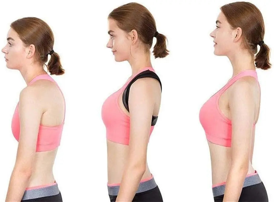 Adjustable Back & Shoulder Posture Corrector Belt – Clavicle Spine Support Brace for Upper Back & Neck Alignment