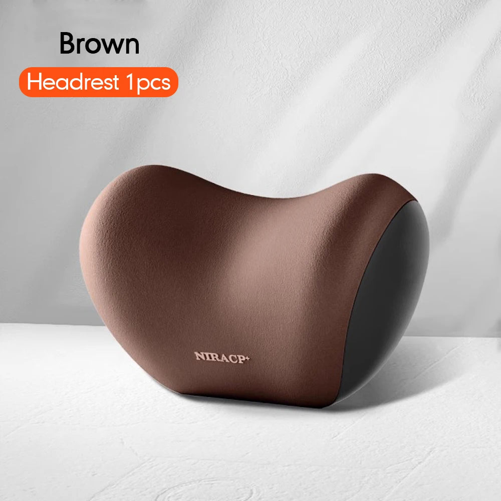 Car Seat Neck Pillow & Adjustable Lumbar Support